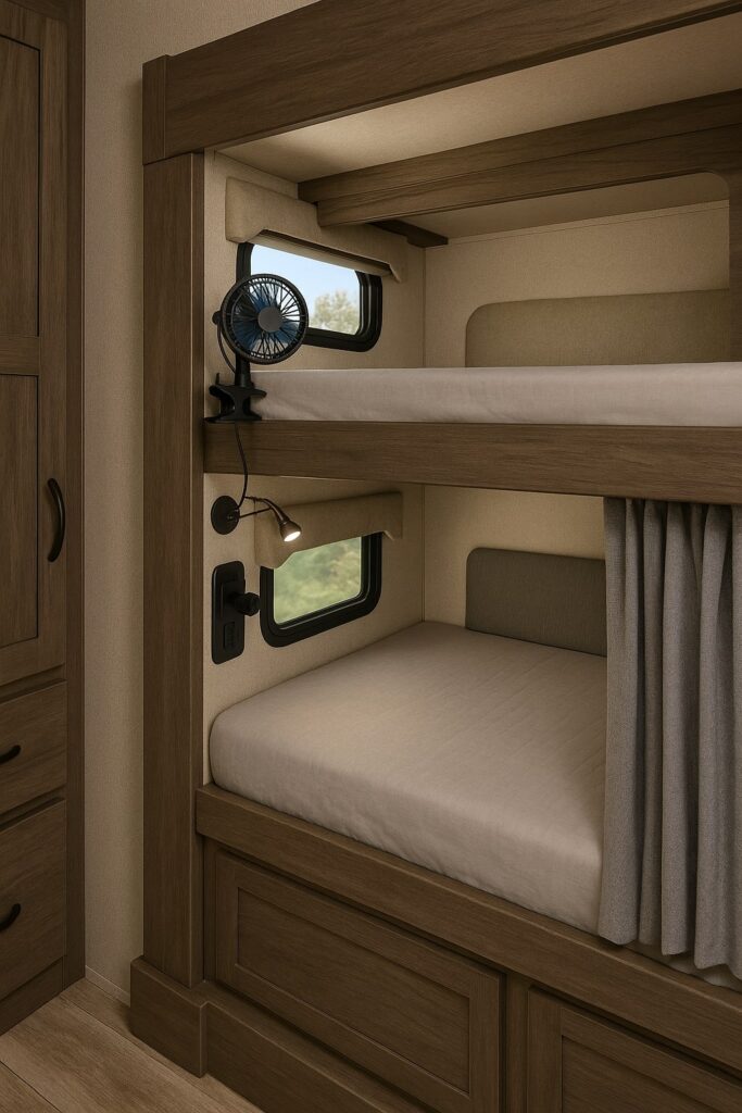 Climate-Controlled Individual Bunks