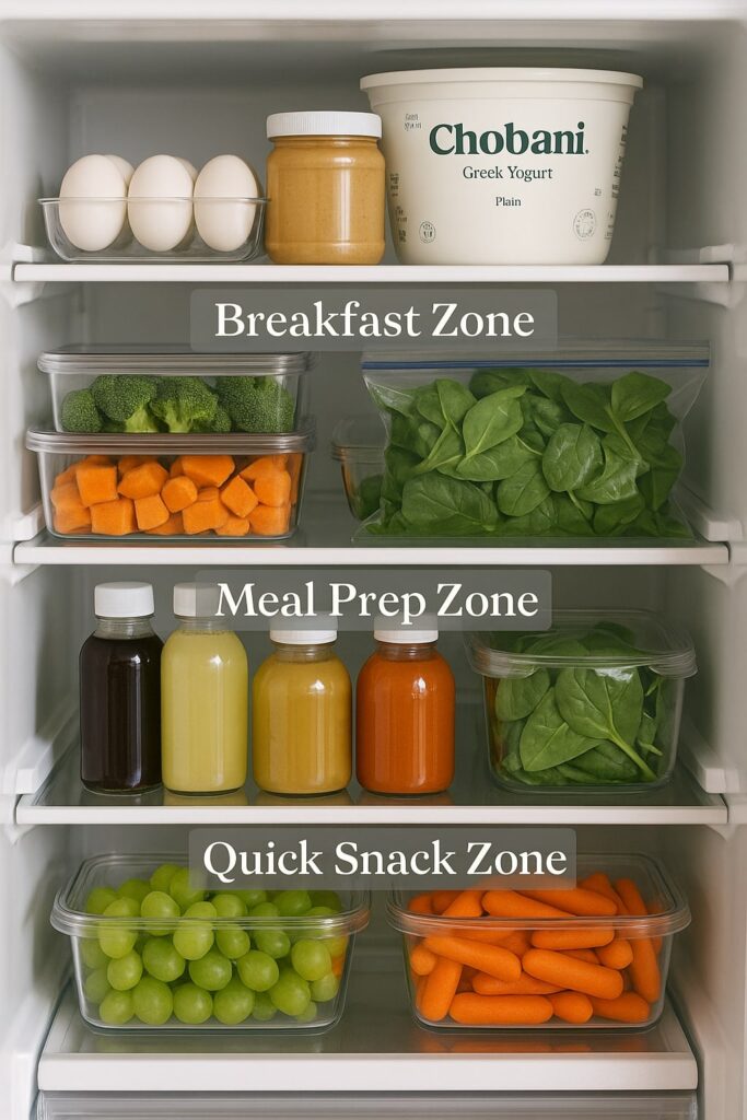 Creative Refrigerator Zones