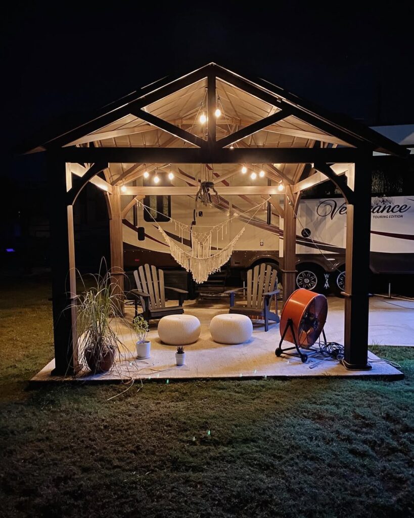 Pergola-Covered Lounge Deck