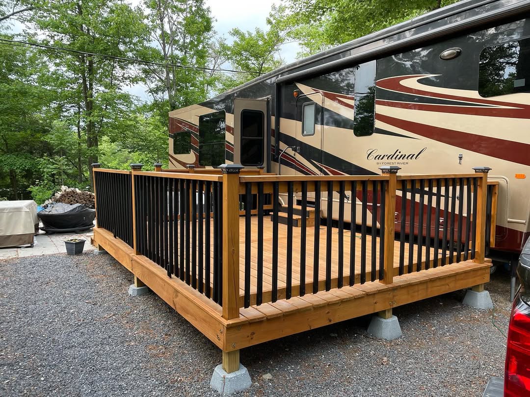 20 Spectacular RV Deck Ideas to Transform Your Campsite