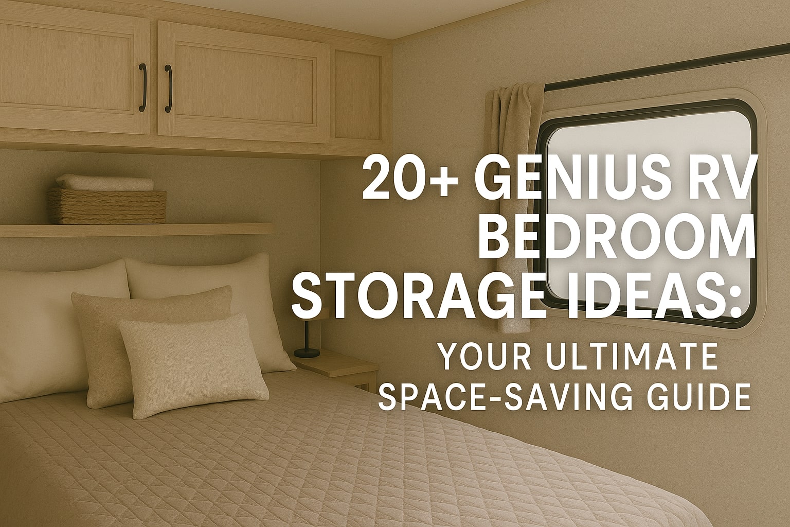 20+ Genius RV Bedroom Storage Ideas: Your Ultimate Space-Saving Guide