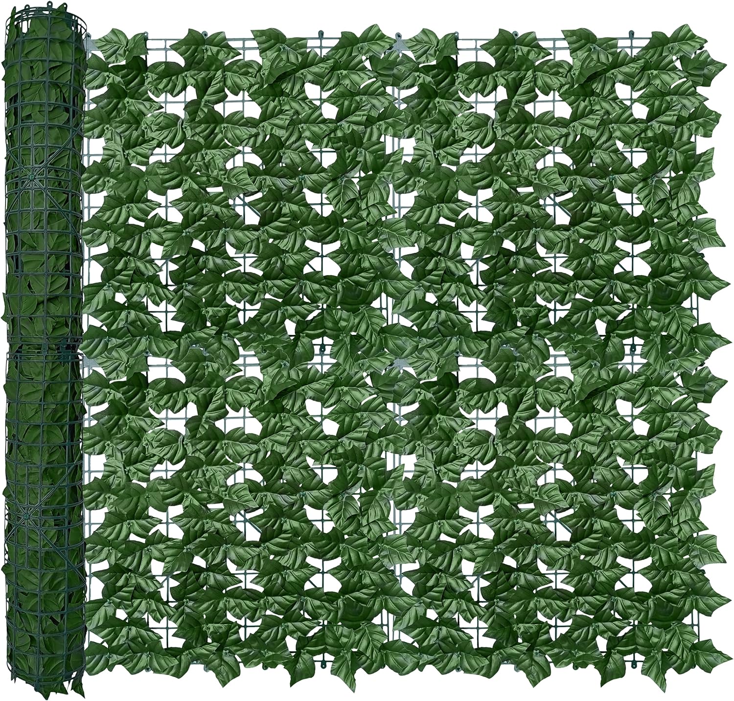 Artificial Ivy Privacy Fence Wall Screen,40X120 in UV-Anti Faux Greenery Backdrop Ivy Vine Leaf Hedges Fence Panels