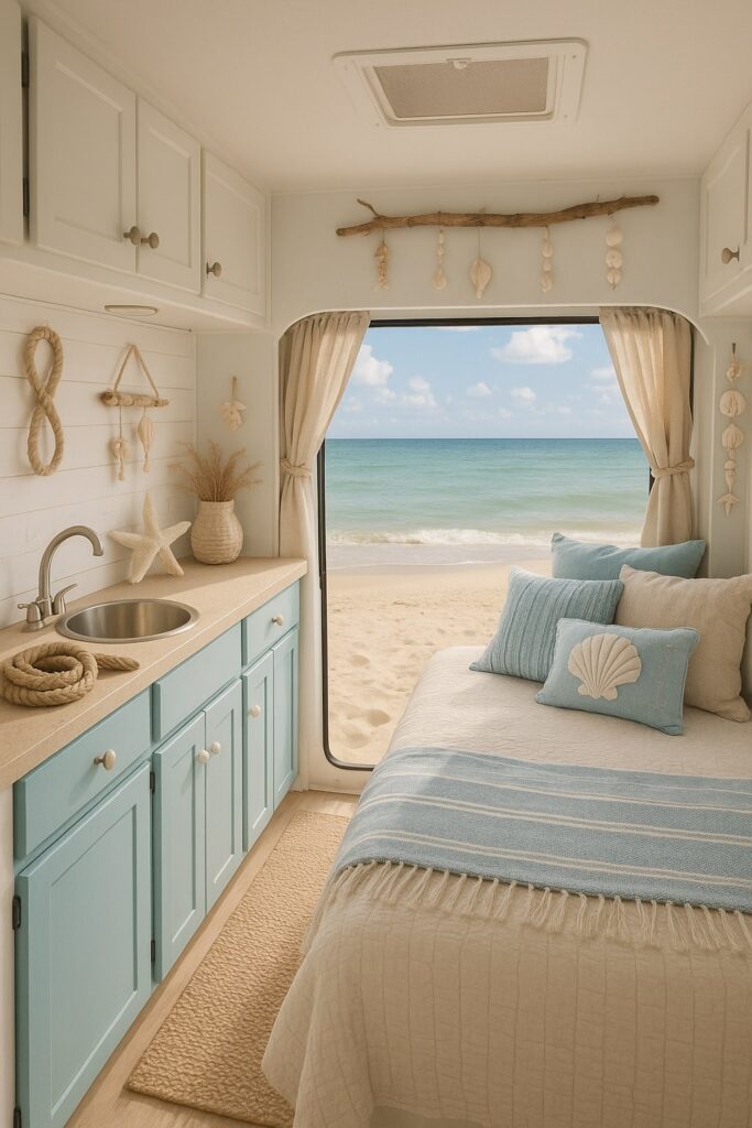 Beach Escape Theme Camper Decor