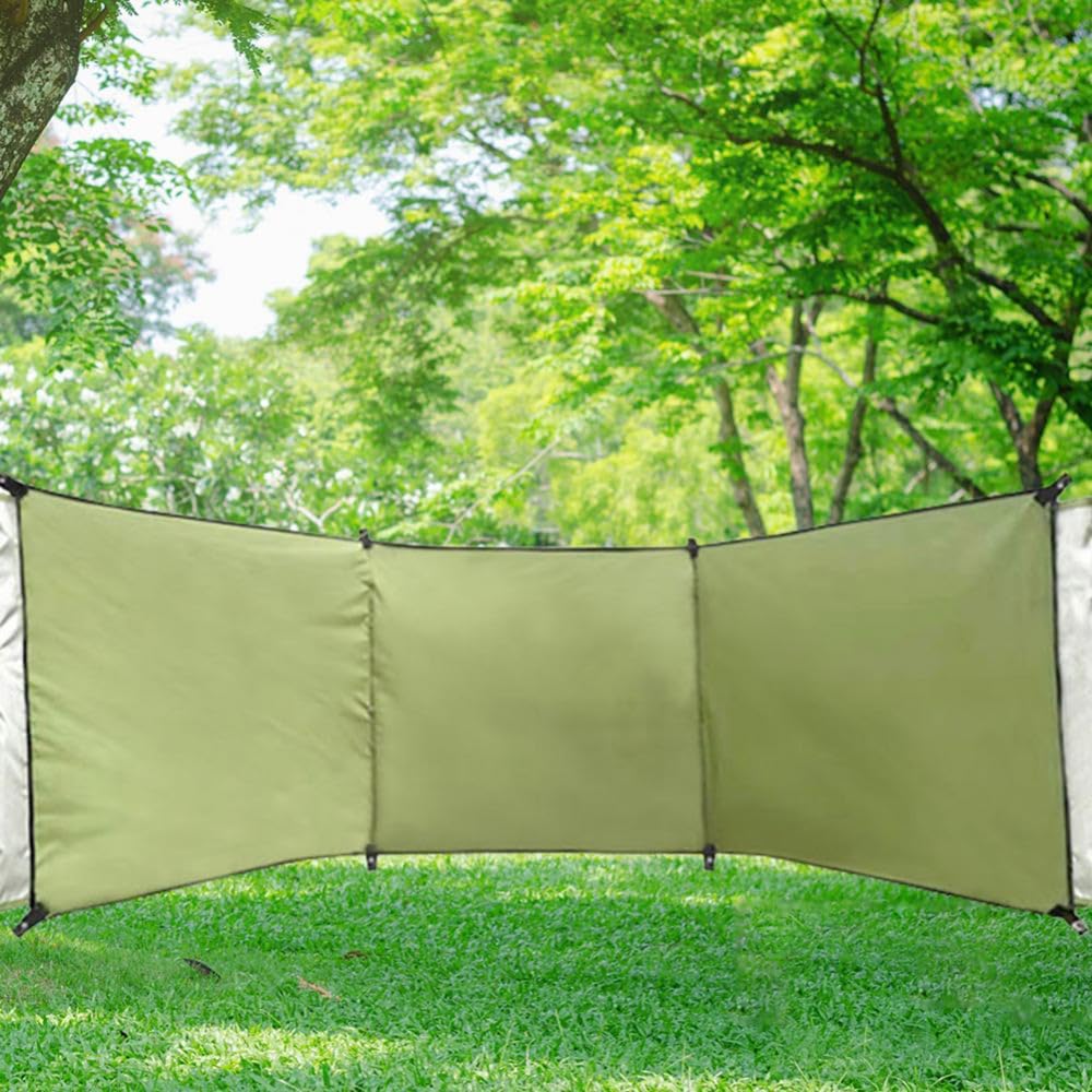 Beach Windscreen Privacy Wind Blocker with Carry Bag