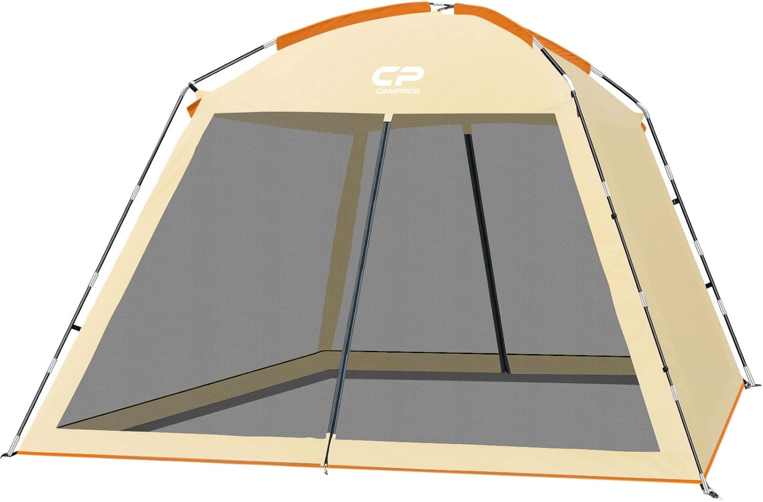 CAMPROS CP Screen House 10 x 10 Ft Screened Mesh Net Wall Canopy Tent Screen Shelter Gazebos for Patios Outdoor Camping Activities - Blue