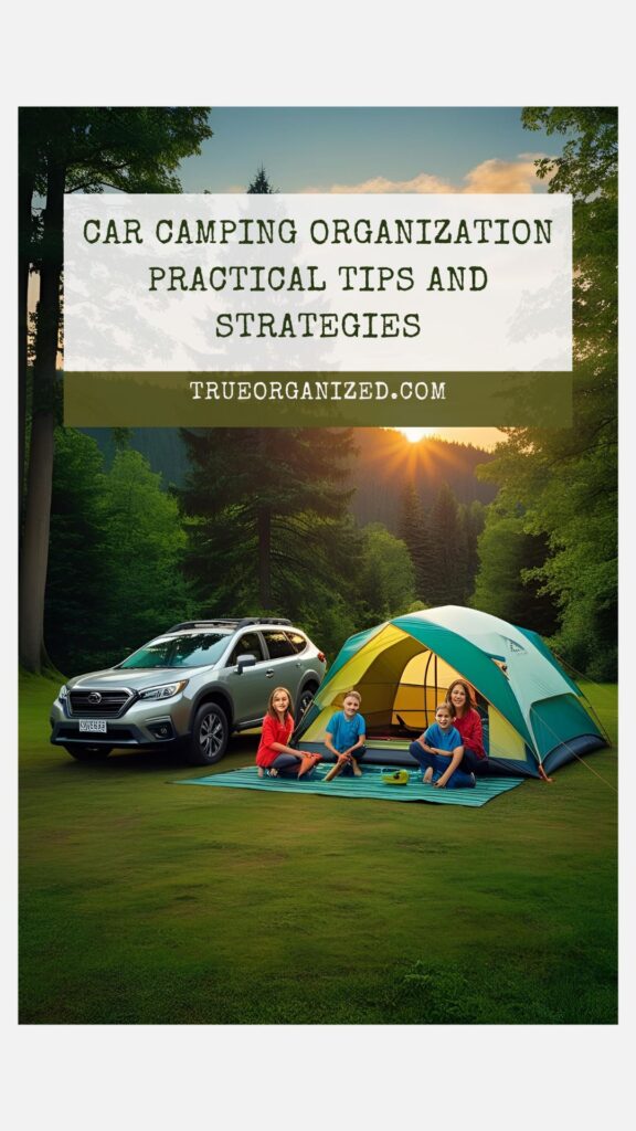 Car Camping Organization