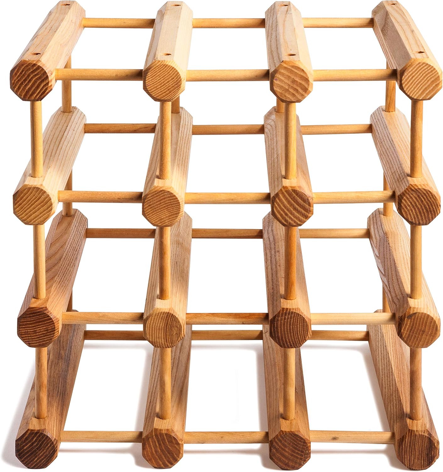 J.K. Adams Wood Stackable Modular Wine Rack Storage