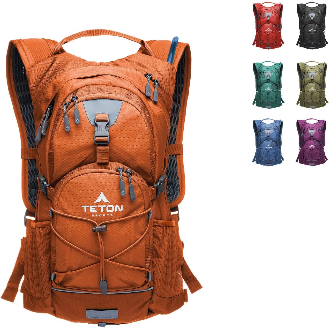 Teton Oasis Hydration Backpack – Lightweight Water Pack with Bladder for Hiking, Running, Cycling, Biking