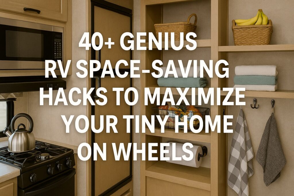 40+ Genius RV Space-Saving Hacks to Maximize Your Tiny Home on Wheels
