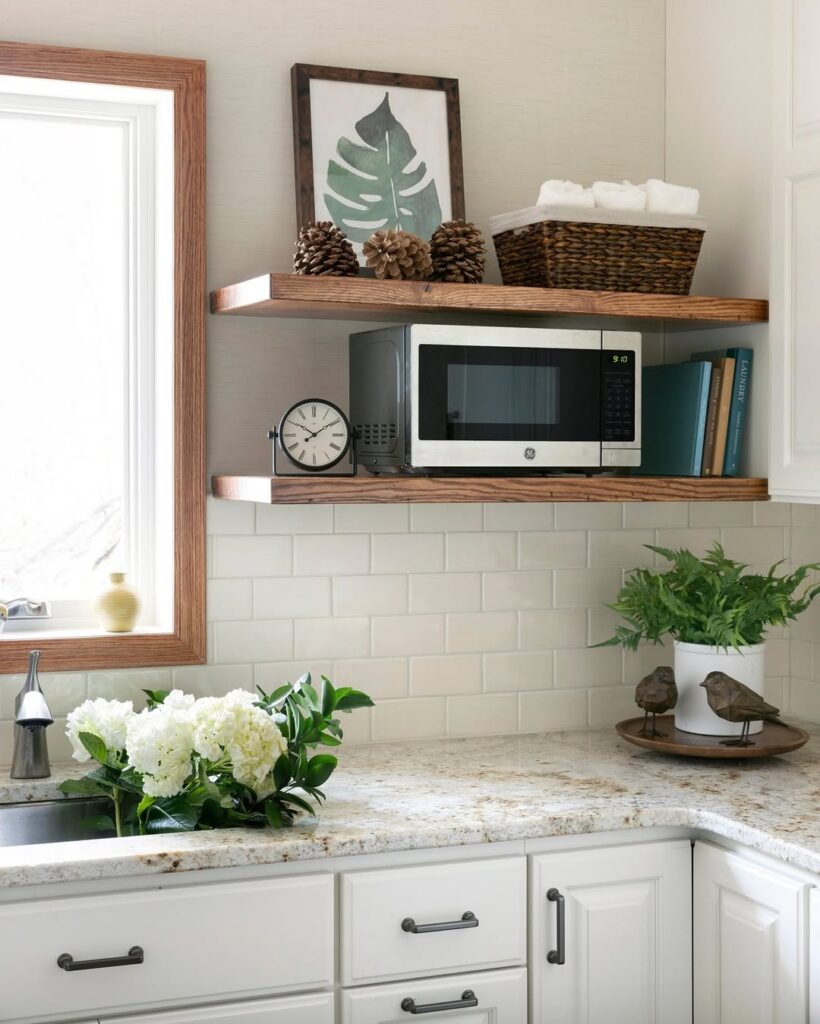 Add a Floating Corner Shelf