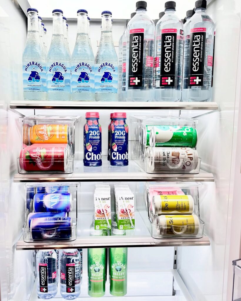 Organize Drinks in a Beverage Station