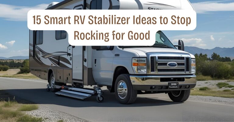 Stip Rv From Rocking 15 Smart RV Stabilizer Ideas to Stop Rocking for Good