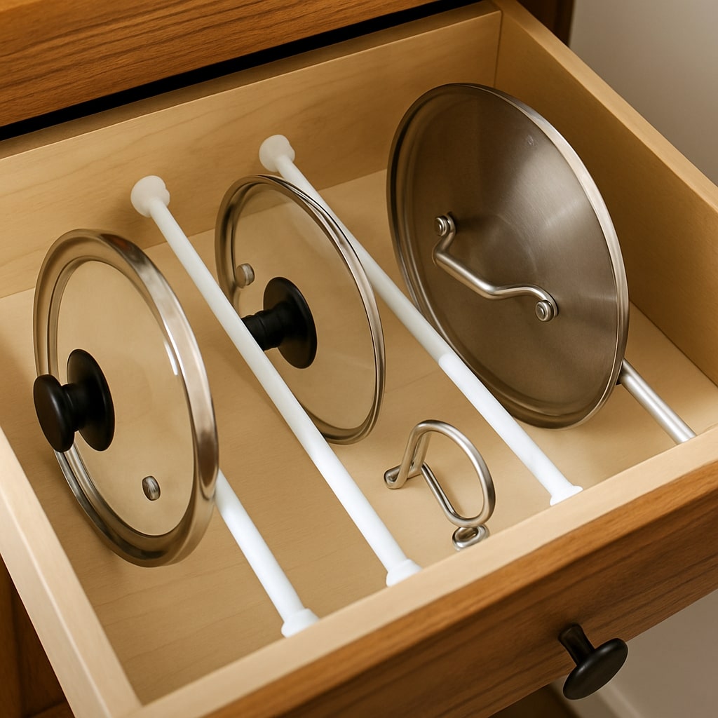 Tension Rod DIY Dividers
