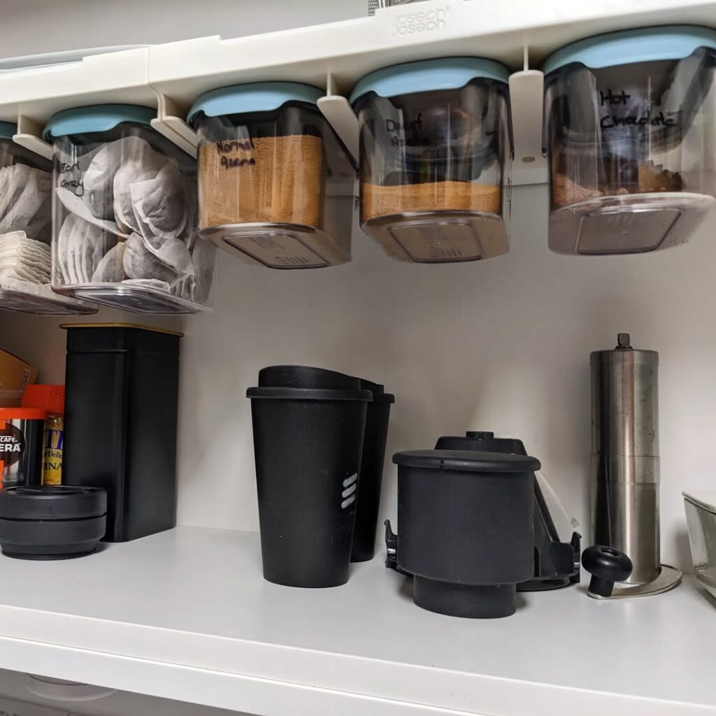 Under-Shelf Tea Bag Organizers