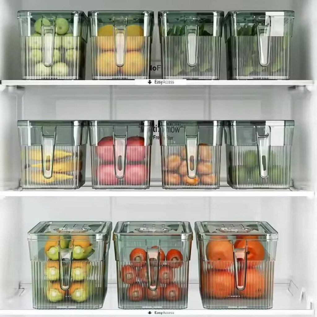 Use Fridge Drawer Organizers for Produce