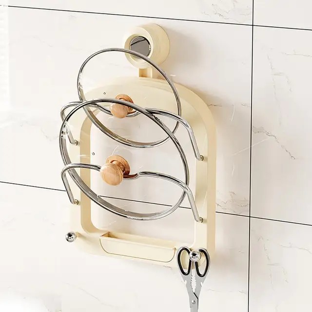 Wall-Mounted Pot Lid Holder