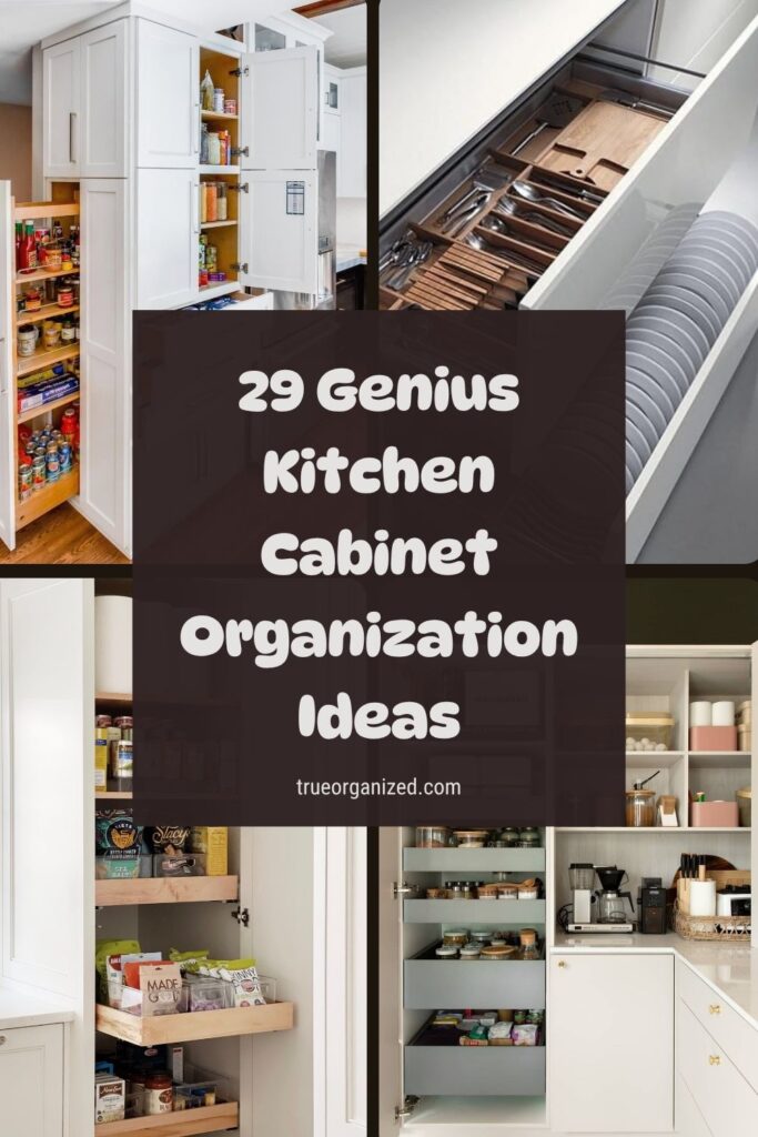 29 Genius Kitchen Cabinet Organization Ideas to Maximize Space