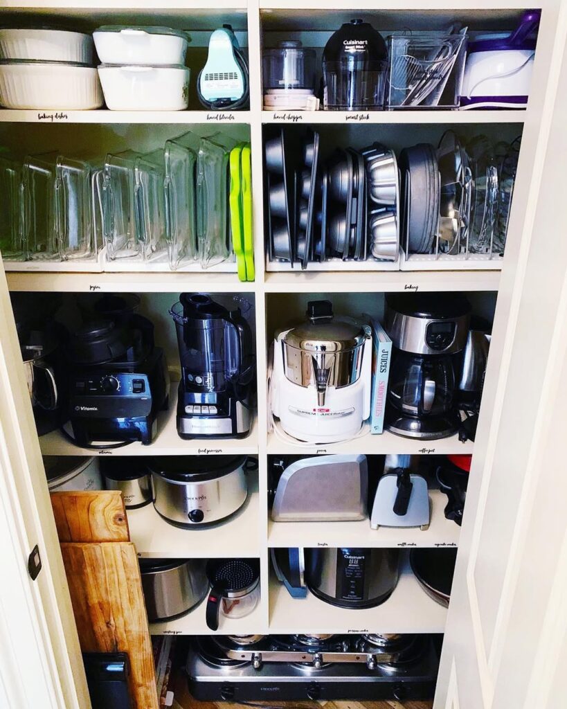 Dedicate a Cabinet for Small Appliances