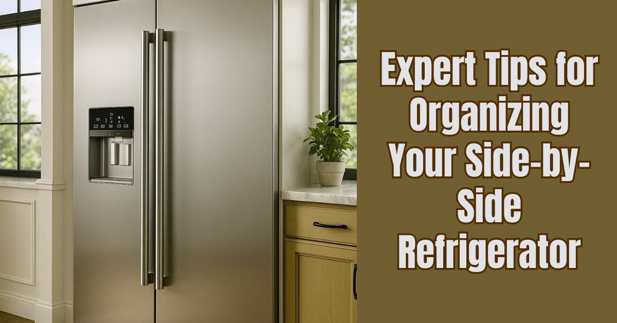Expert Tips for Organizing Your Side-by-Side Refrigerator