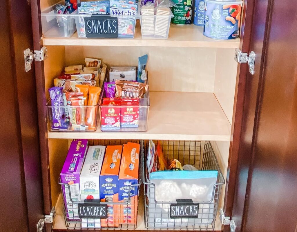 Hang Wire Baskets Inside Cabinet Doors