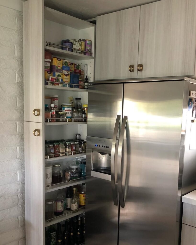Hidden Pull-Out Cabinets