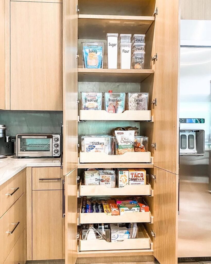 Optimize Shelf Space with Stackable Bins and Drawers