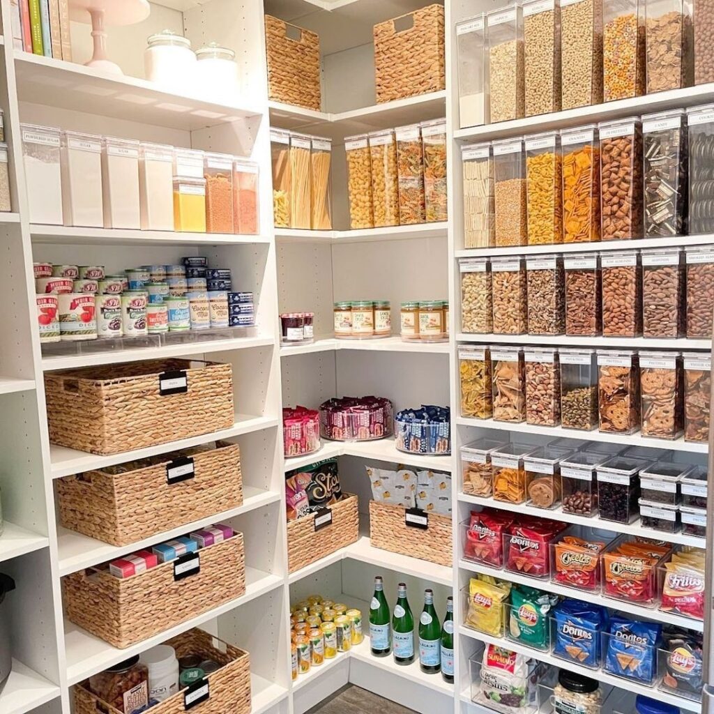 Tiered Shelf Organizers for Cans and Jars