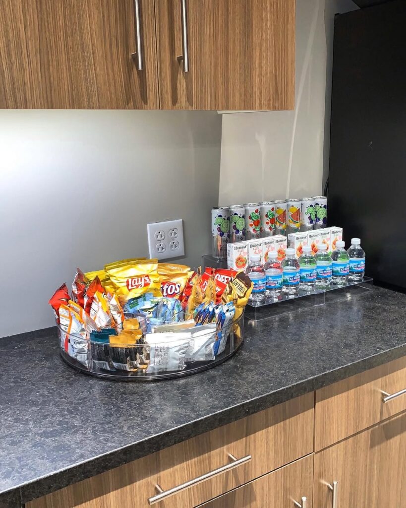 Try a Snack Tray on the Counter