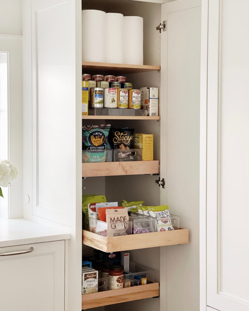 Upgrade Base Cabinets with Slide-Out Shelves