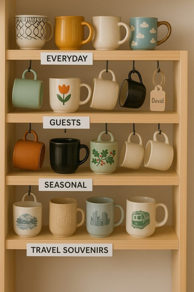 Smart Labeling Systems for Large Mug Collections
