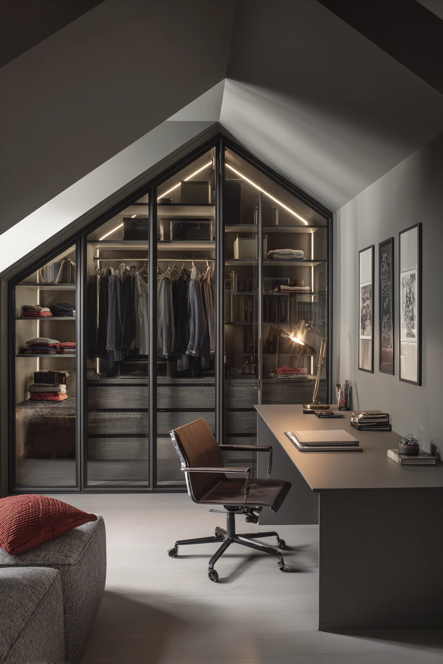 Attic Bedroom Closets 17