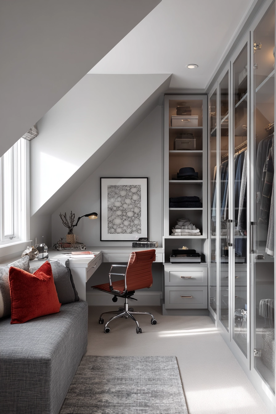 Attic Bedroom Closets 20