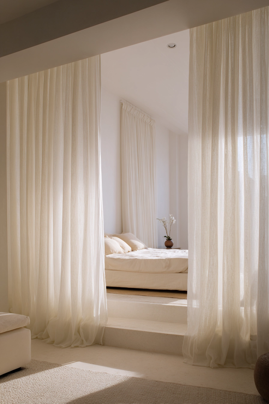 Bedroom Curtains Beige 10