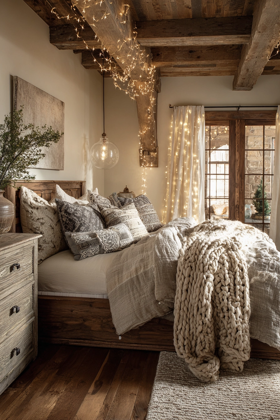 Beige Blanket Bedroom 17