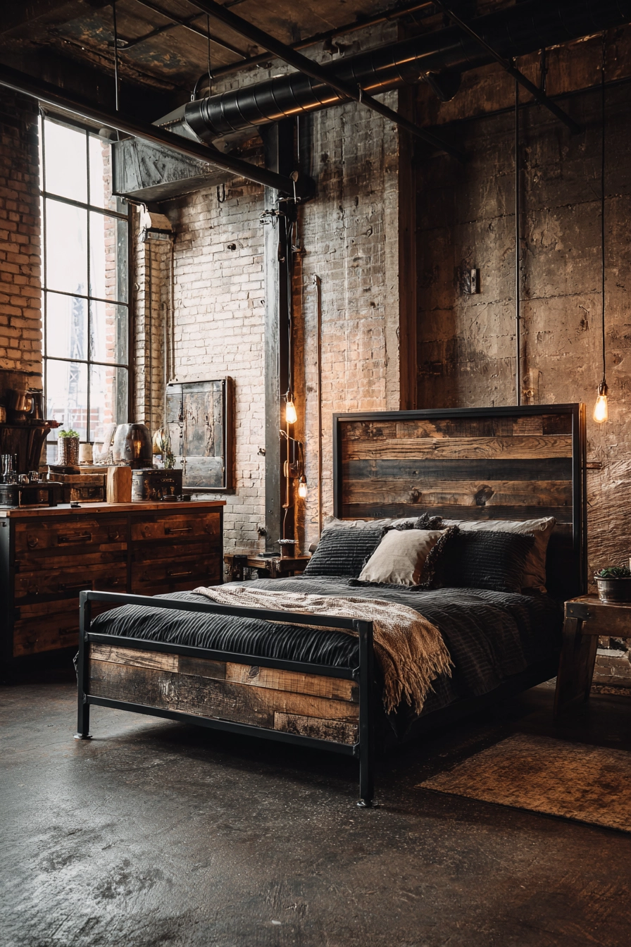Black Bedframe Bedroom Ideas 8