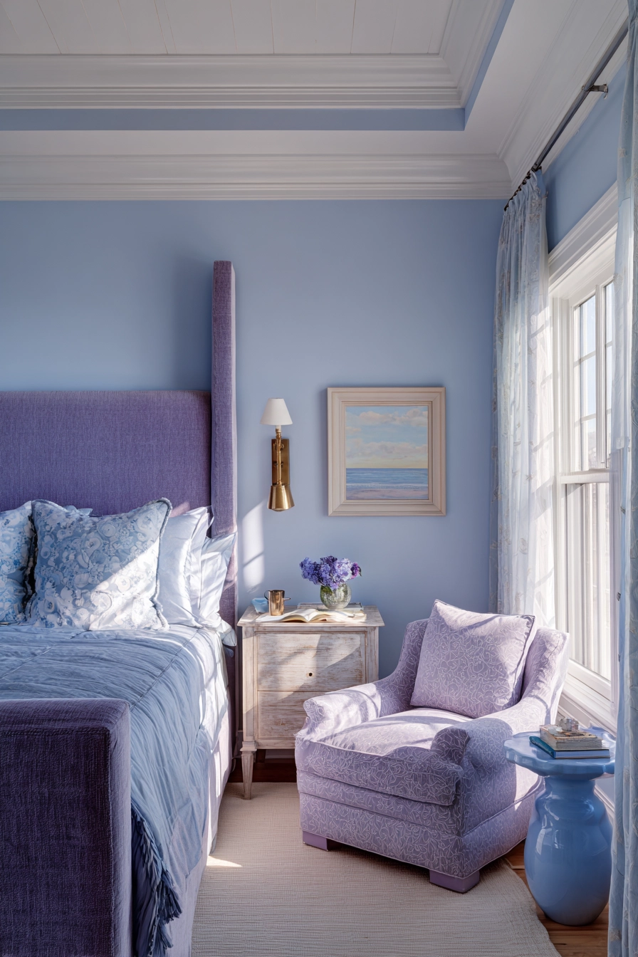Creating Serenity: The Allure of Blue and Lavender Rooms