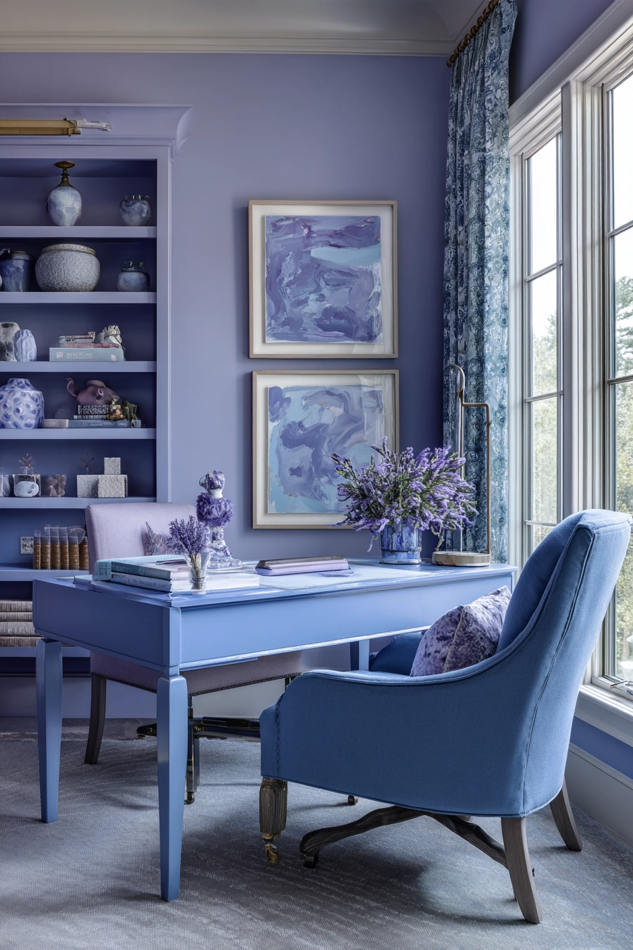 Blue And Lavender Room 10