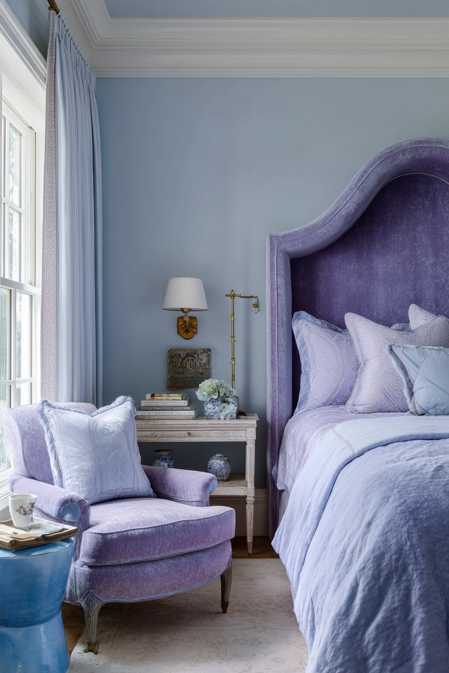 Blue And Lavender Room 2