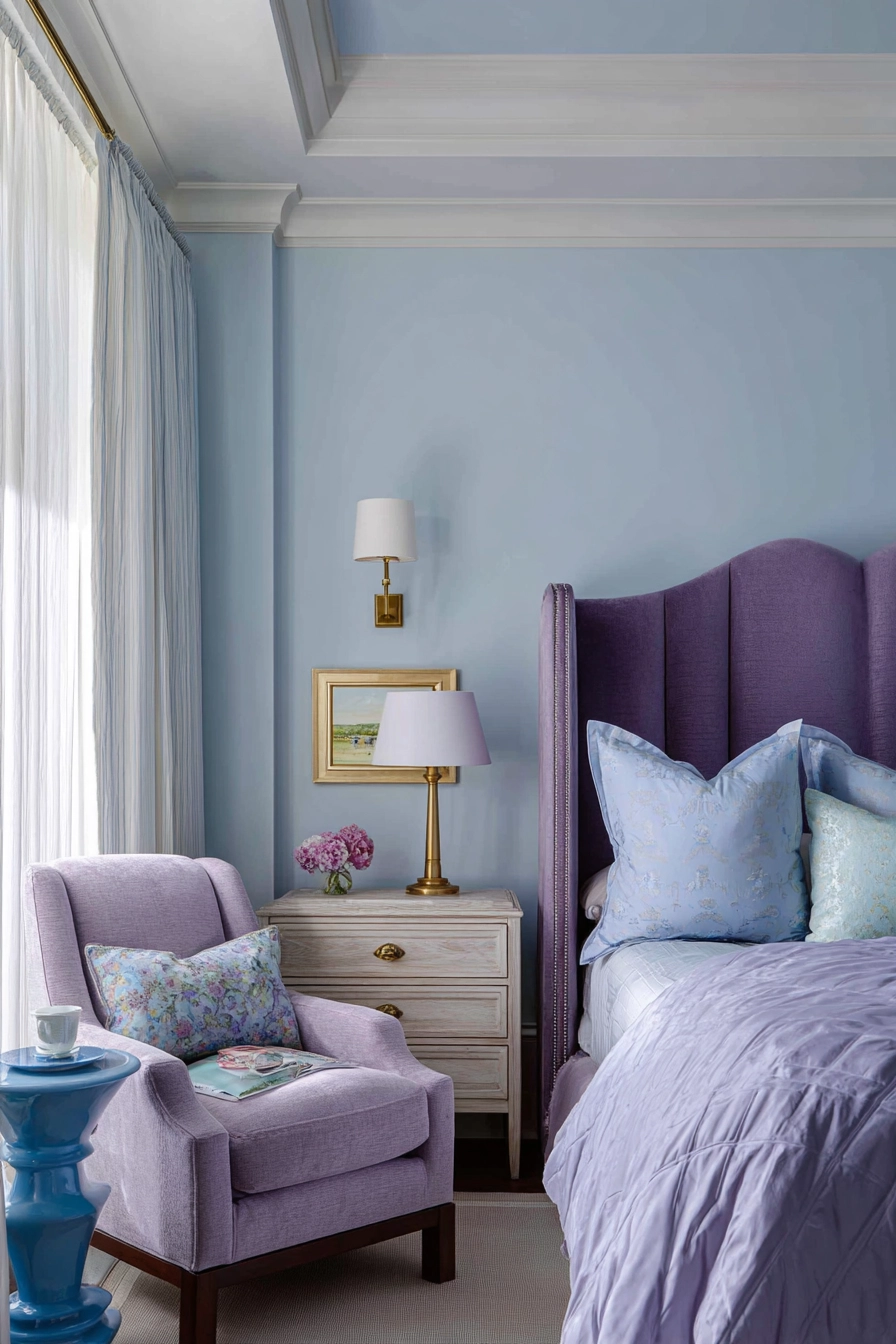 Blue And Lavender Room 3