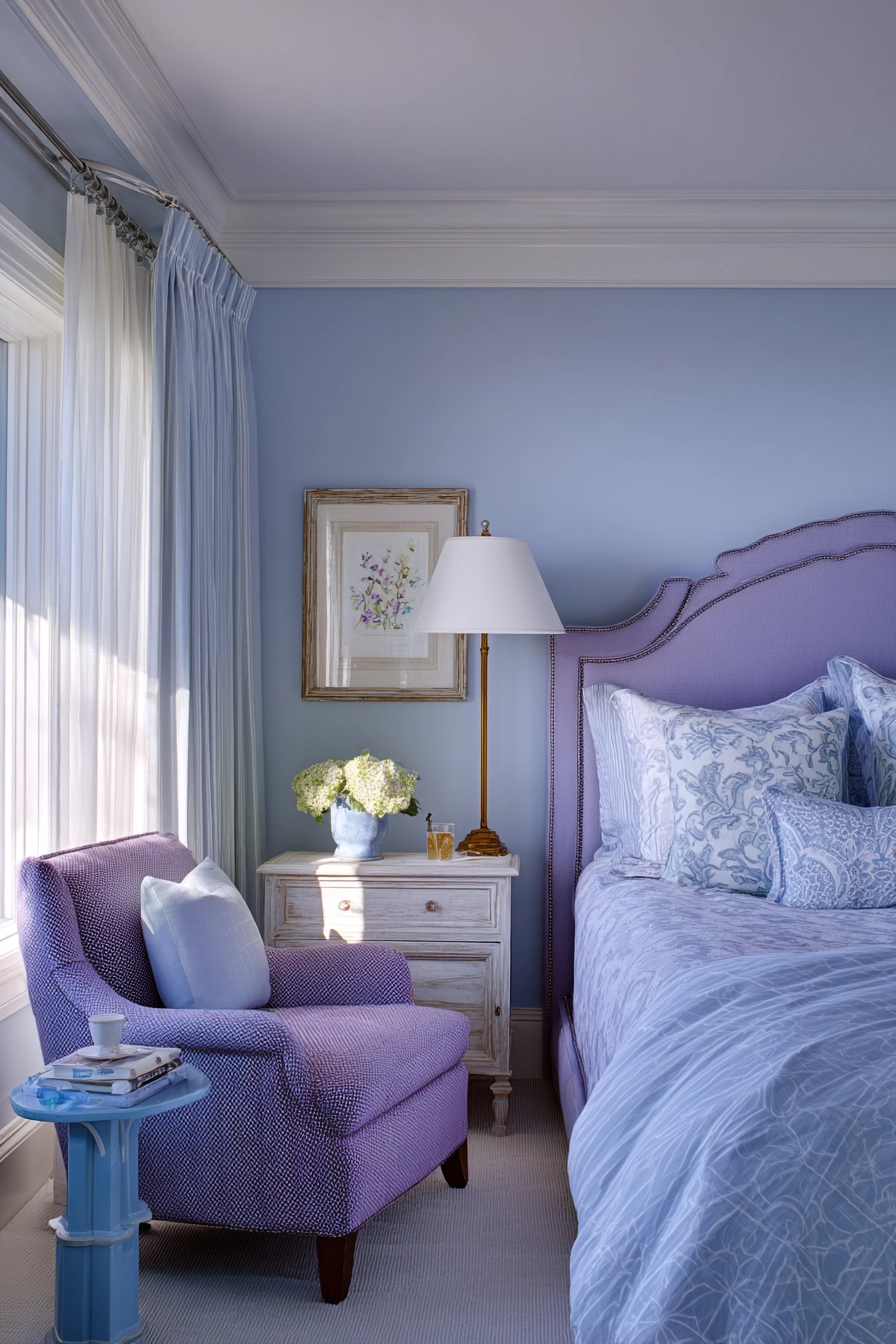 Blue And Lavender Room 4