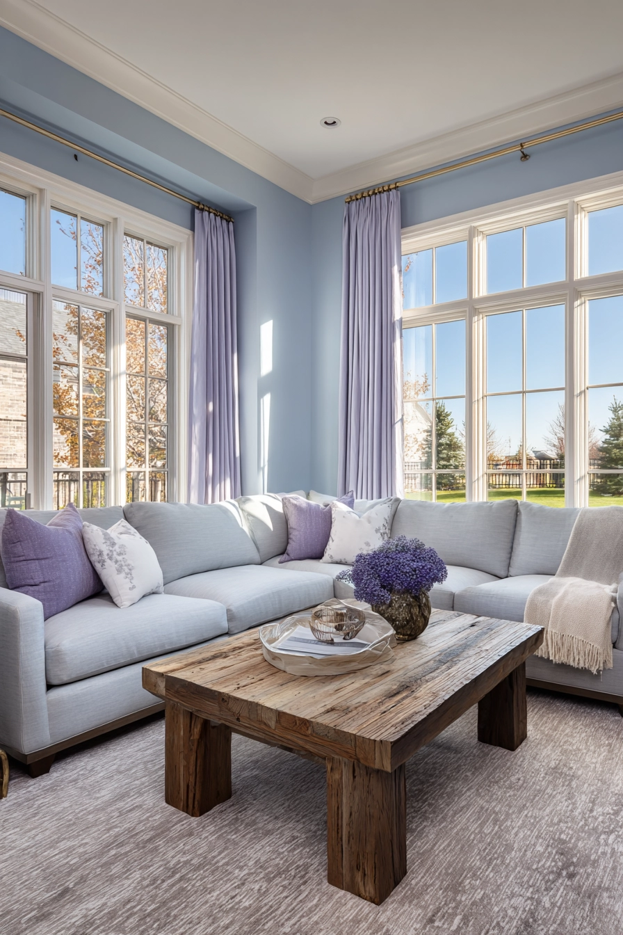 Blue And Lavender Room 7