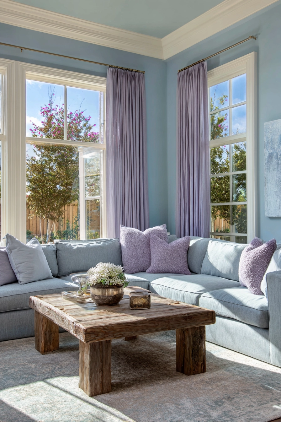 Blue And Lavender Room 8