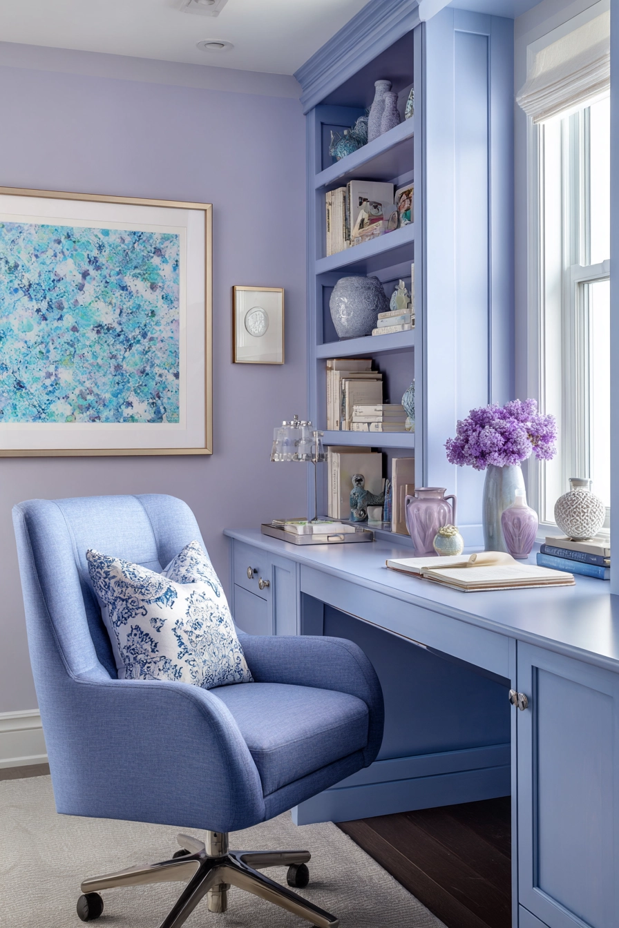 Blue And Lavender Room 9