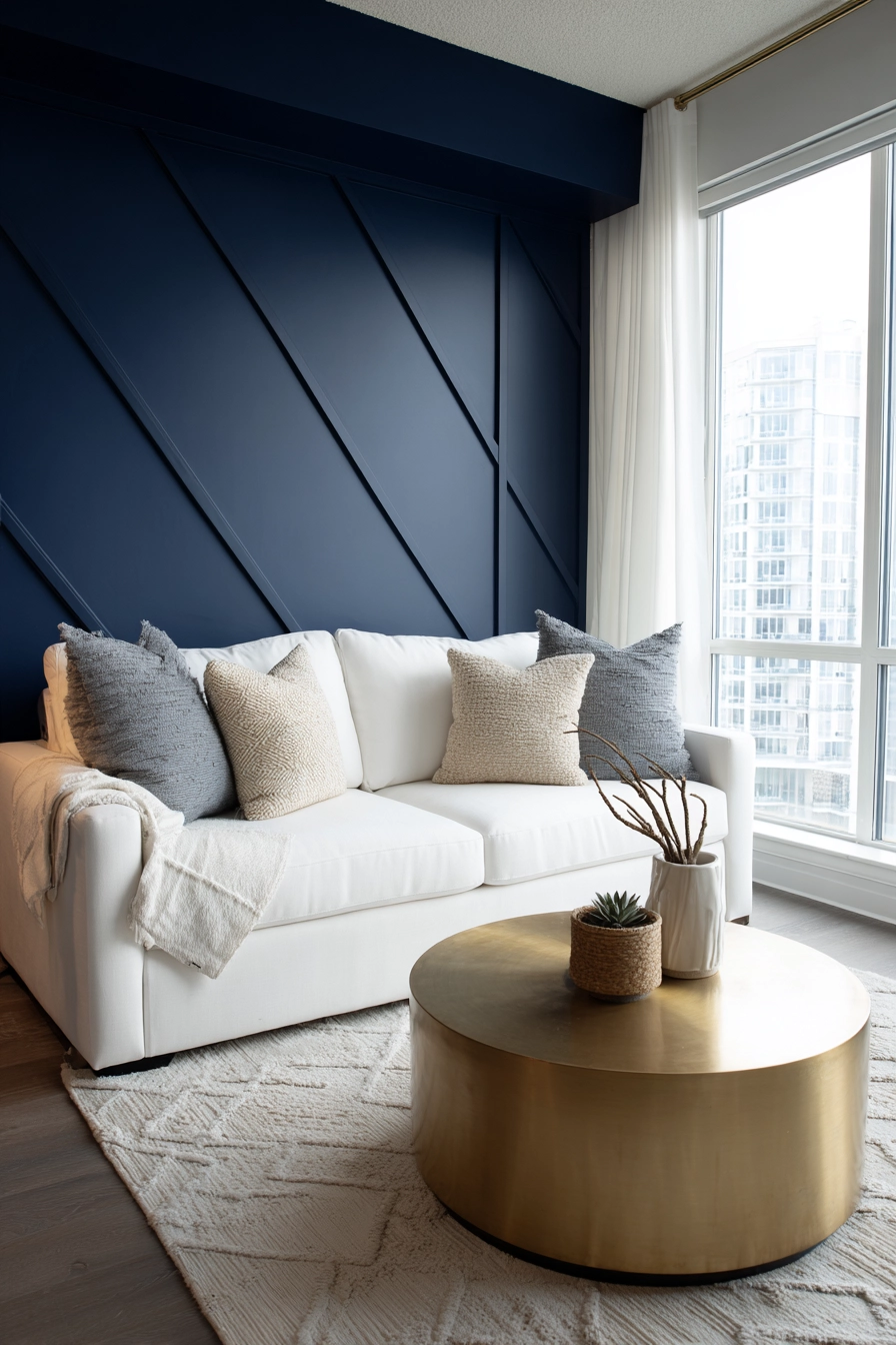 Blue Geometric Accent 2