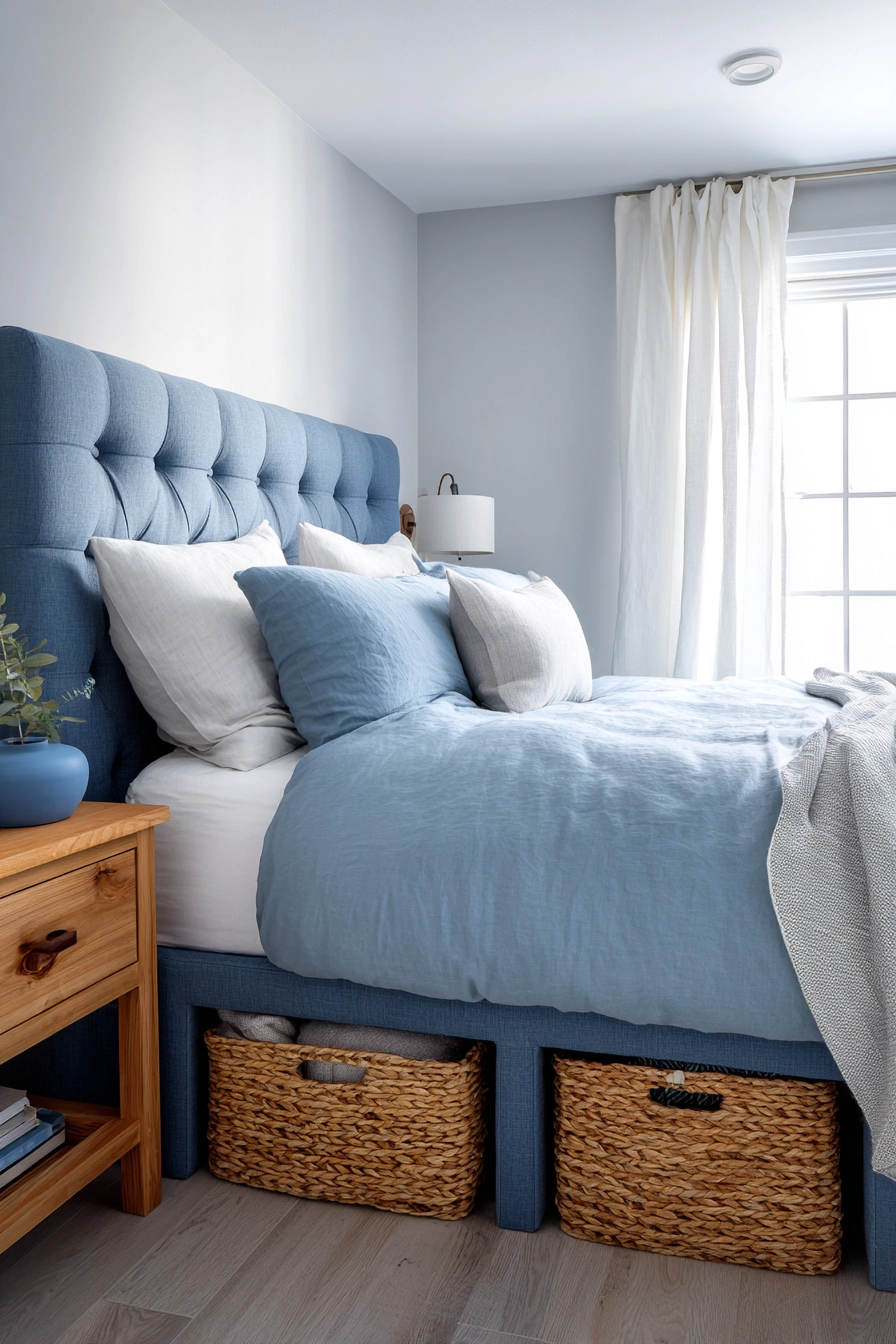 Blue Hidden Storage Solutions 5