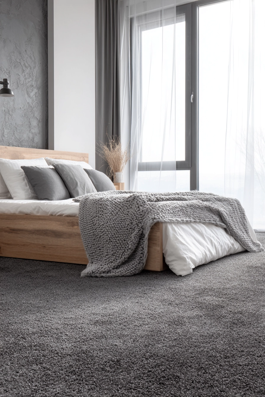 Dark Grey Carpet Bedroom 2
