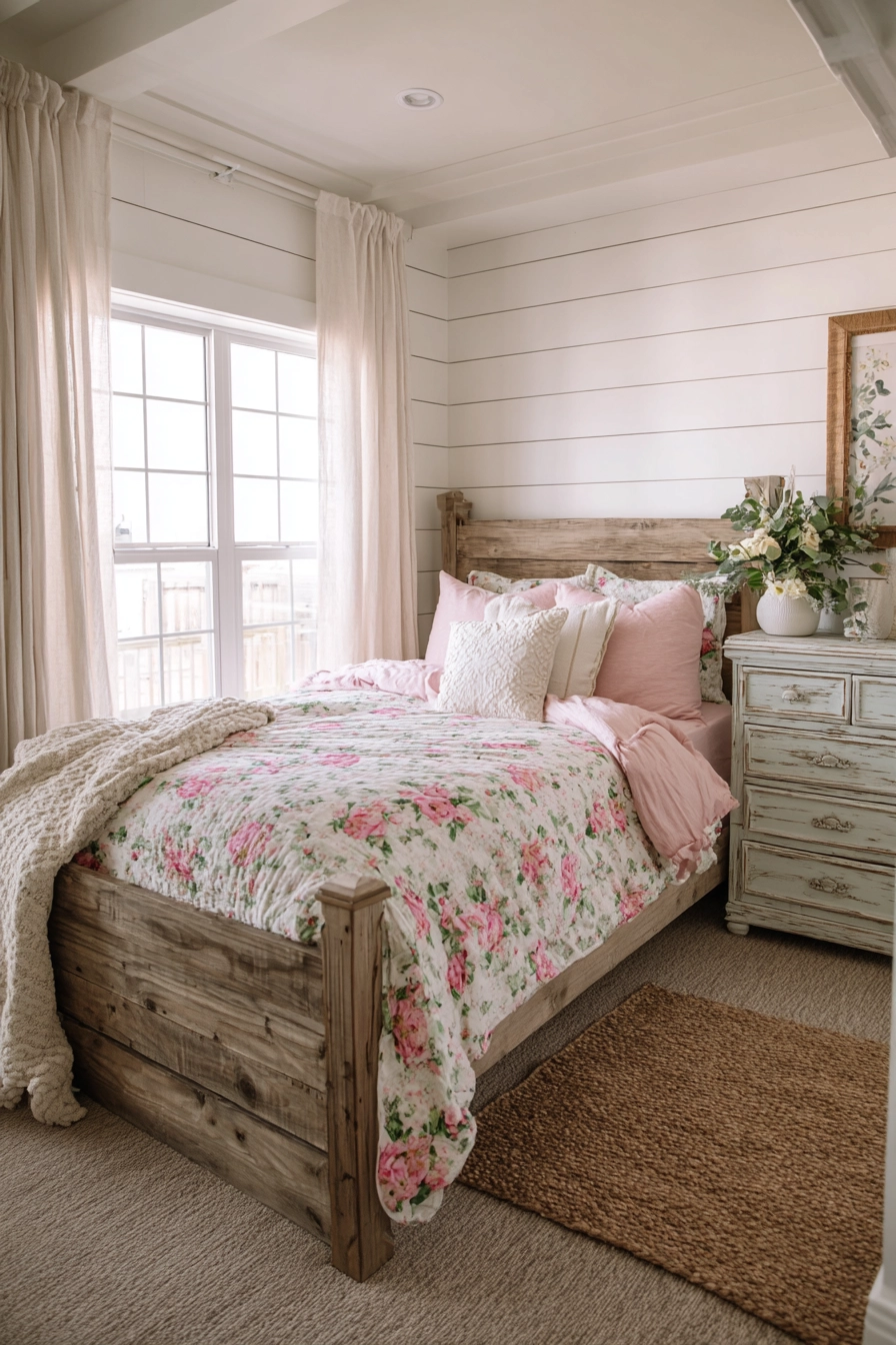 Girls Farmhouse Bedroom 2