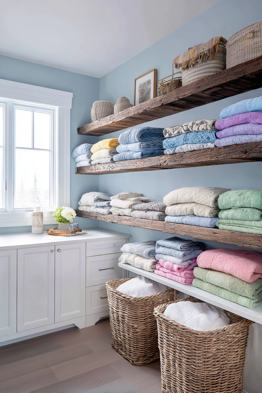Laundry Room Hanging Ideas 1