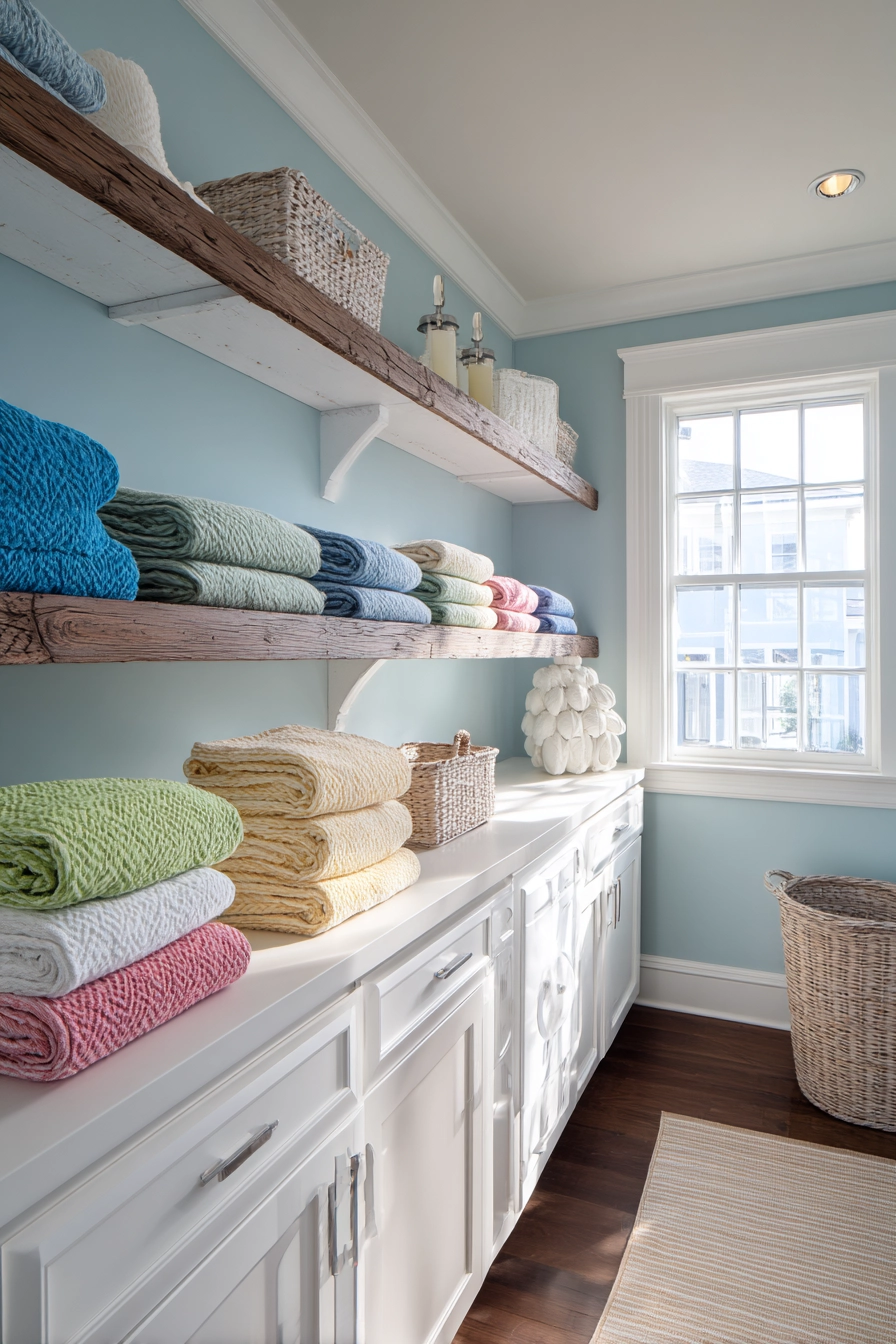 Laundry Room Hanging Ideas 2