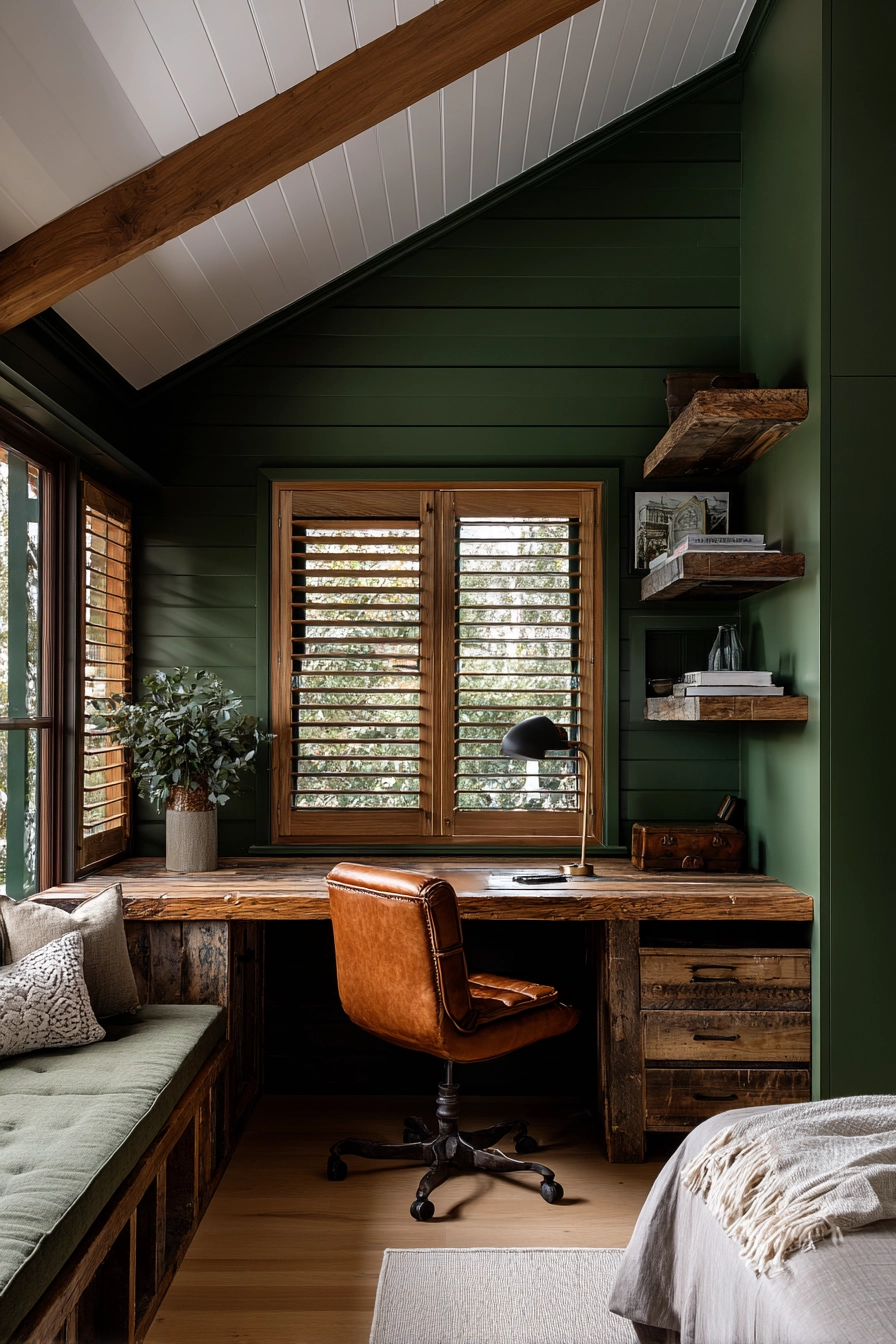 Masculine Farmhouse Bedroom 10